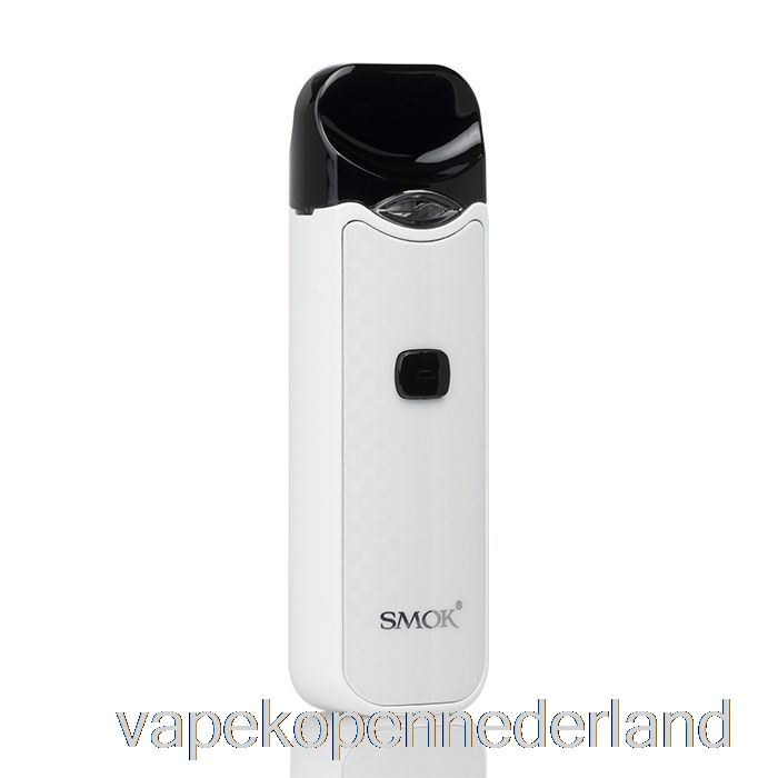 Elektronische Sigaret Vape Smok Nord 15w Pod Kit Witte Koolstofvezel